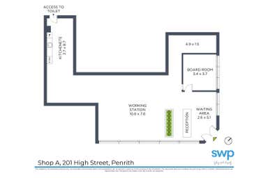 Shop A/201 High Street Penrith NSW 2750 - Floor Plan 1