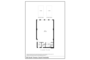 203 South Terrace South Fremantle WA 6162 - Floor Plan 1