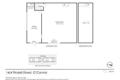 14/4 Flindell Street O'Connor WA 6163 - Floor Plan 1