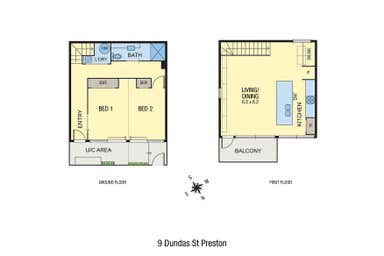 9 Dundas Street Preston VIC 3072 - Floor Plan 1