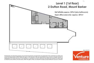 Office 2, Level 1, 2 Dutton Road Mount Barker SA 5251 - Floor Plan 1