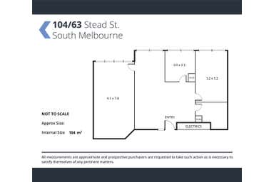 104/63 Stead Street South Melbourne VIC 3205 - Floor Plan 1