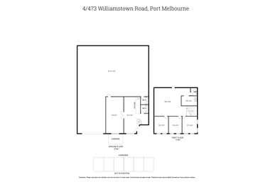 4/473 Williamstown Road Port Melbourne VIC 3207 - Floor Plan 1