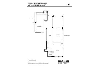 Suite 4 and Storage Unit 3, 65 York Street Sydney NSW 2000 - Floor Plan 1