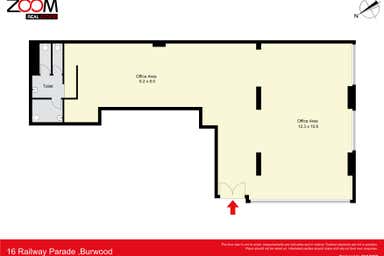 Ground floor, 16 Railway Pde Burwood NSW 2134 - Floor Plan 1