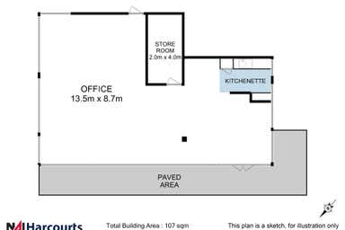 #1, Ground Floor, 32 Patrick Street Hobart TAS 7000 - Floor Plan 1