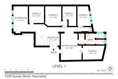 1/434 Sussex Street Haymarket NSW 2000 - Floor Plan 1