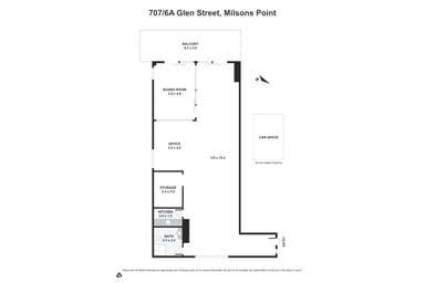 707/6A Glen Street Milsons Point NSW 2061 - Floor Plan 1