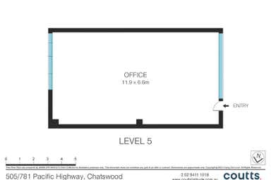 Suite 505, 781 Pacific Highway Chatswood NSW 2067 - Floor Plan 1