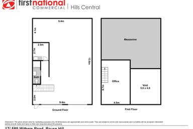 17/589 Withers Road Rouse Hill NSW 2155 - Floor Plan 1