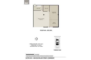 Suites 203 & 208, 506 Miller Street Cammeray NSW 2062 - Floor Plan 1