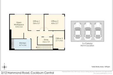 Unit 2, 12 Hammond Road Cockburn Central WA 6164 - Floor Plan 1