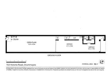 153 Victoria Road Drummoyne NSW 2047 - Floor Plan 1