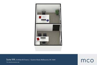 St Kilda Rd Towers, Suite 1119, 1 Queens Road Melbourne VIC 3000 - Floor Plan 1