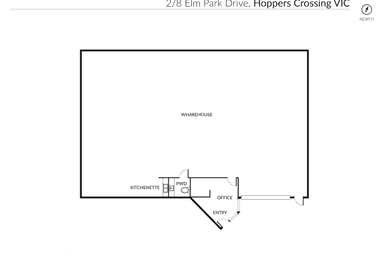 2/8  Elm Park Drive Hoppers Crossing VIC 3029 - Floor Plan 1