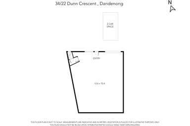 34/22 Dunn Crescent Dandenong VIC 3175 - Floor Plan 1