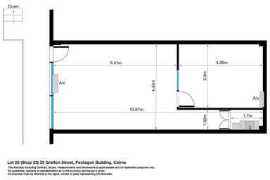 22/25 Grafton Street Cairns City QLD 4870 - Floor Plan 1