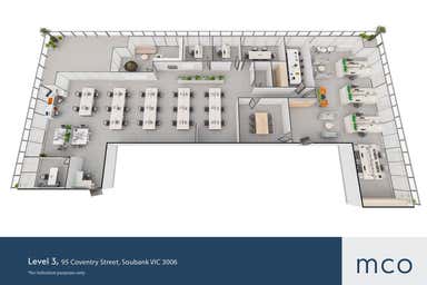 Level 3, 95 Coventry Street Southbank VIC 3006 - Floor Plan 1