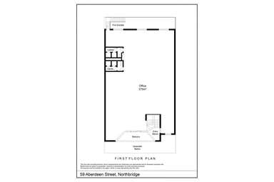 Level 1, 59 Aberdeen Street Northbridge WA 6003 - Floor Plan 1