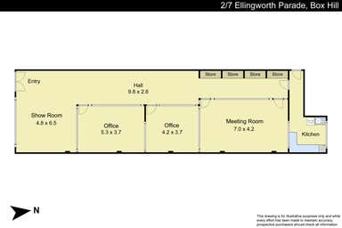 2/7 Ellingworth Parade Box Hill VIC 3128 - Floor Plan 1