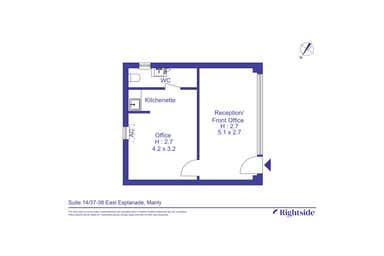 Suite 14, 37 - 38 East Esplanade Manly NSW 2095 - Floor Plan 1