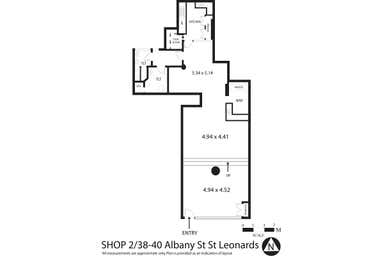 2/38-46 Albany Street St Leonards NSW 2065 - Floor Plan 1