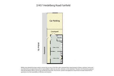 2/457 Heidelberg Road Fairfield VIC 3078 - Floor Plan 1