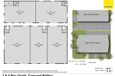 3 & 5 Ray O'Neill Crescent Ballina NSW 2478 - Floor Plan 1