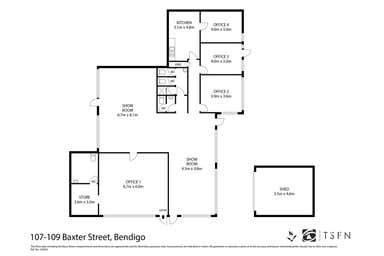 107-109 Baxter Street Bendigo VIC 3550 - Floor Plan 1