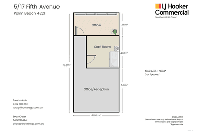5/17 Fifth Avenue Palm Beach QLD 4221 - Floor Plan 1