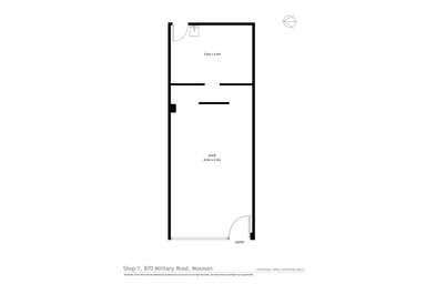 Shop 1/870 Military Road Mosman NSW 2088 - Floor Plan 1