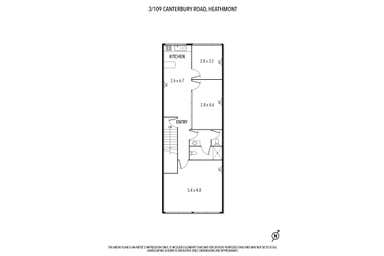 3/109 Canterbury Road Heathmont VIC 3135 - Floor Plan 1