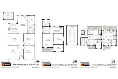 77,79,81 Simmat Avenue Condell Park NSW 2200 - Floor Plan 1