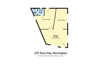 1/37 Dava Drive Mornington VIC 3931 - Floor Plan 1