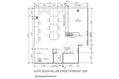 Suite 502, 55 Miller Street Pyrmont NSW 2009 - Floor Plan 1