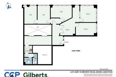 East Leagues Tower, Level Three, 9-13 Bronte Road Bondi Junction NSW 2022 - Floor Plan 1