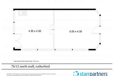 7B/1 Northmall Rutherford NSW 2320 - Floor Plan 1