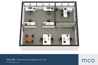 Suite 301, 7 Jeffcott Street West Melbourne VIC 3003 - Floor Plan 1