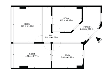 116/566 St Kilda Road Melbourne VIC 3004 - Floor Plan 1