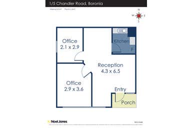 1/5-7 Chandler Road Boronia VIC 3155 - Floor Plan 1