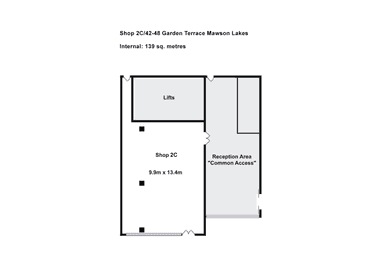 Shop 2C, 42-48 Garden Terrace Mawson Lakes SA 5095 - Floor Plan 1