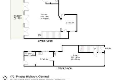 172C Princes Highway Corrimal NSW 2518 - Floor Plan 1