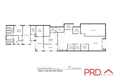 Shop 1 - 445-447 Peel Street Tamworth NSW 2340 - Floor Plan 1
