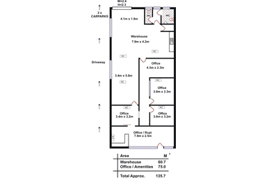 1/382 South Road Richmond SA 5033 - Floor Plan 1