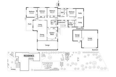 28 Turnham Avenue Rosanna VIC 3084 - Floor Plan 1