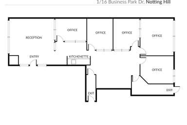 1/16 Business Park Dve Notting Hill VIC 3168 - Floor Plan 1