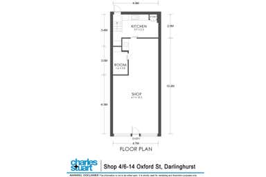 4 / 6 - 14 Oxford Street, Darlinghurst, 4/6 Oxford Street Darlinghurst NSW 2010 - Floor Plan 1