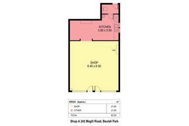 A, 242 Magill Road Beulah Park SA 5067 - Floor Plan 1