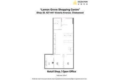 Lemon Grove Shopping Centre, Shop 30/427-441 Victoria Avenue Chatswood NSW 2067 - Floor Plan 1