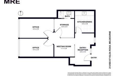 213/566 St Kilda Road Melbourne VIC 3004 - Floor Plan 1